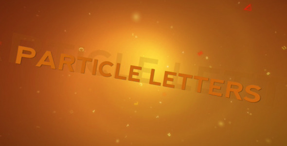 After Effects Project - VideoHive Particle Letters 347667 After Effects Project - VideoHive Particle Letters 347667
