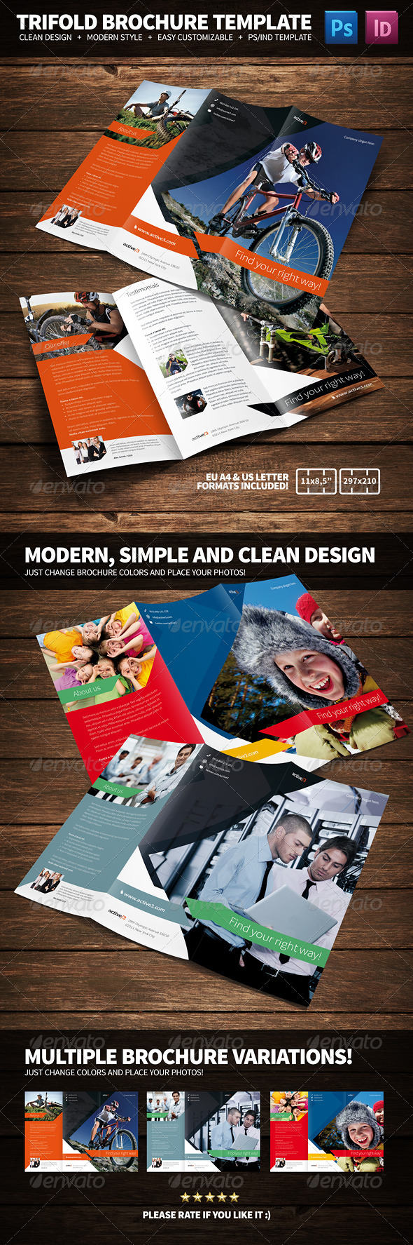 GraphicRiver Activities Multipurpose Trifold Brochure 3339521 GraphicRiver Activities Multipurpose Trifold Brochure 3339521