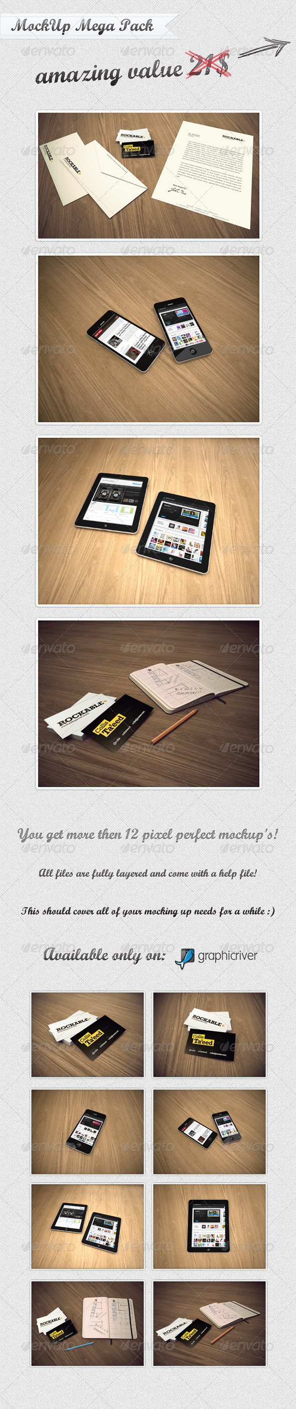 GraphicRiver MockUp Mega Pack 336835 GraphicRiver MockUp Mega Pack 336835