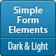 Simple Form Elements Simple Form Elements - GraphicRiver Item for Sale