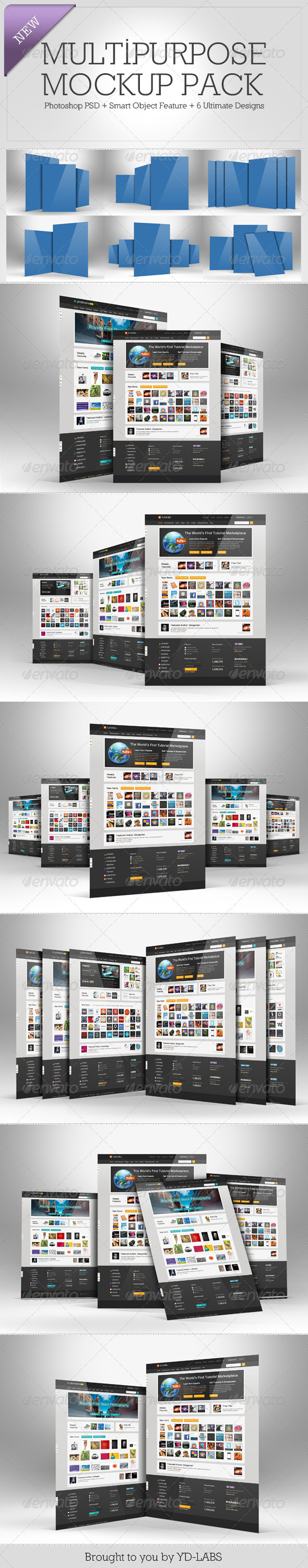 GraphicRiver Multipurpose Mockup Pack 2 3372931 GraphicRiver Multipurpose Mockup Pack 2 3372931