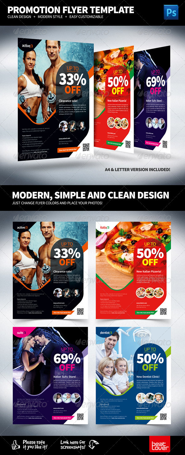 GraphicRiver Multipurpose Promotional Flyer 3375438 GraphicRiver Multipurpose Promotional Flyer 3375438