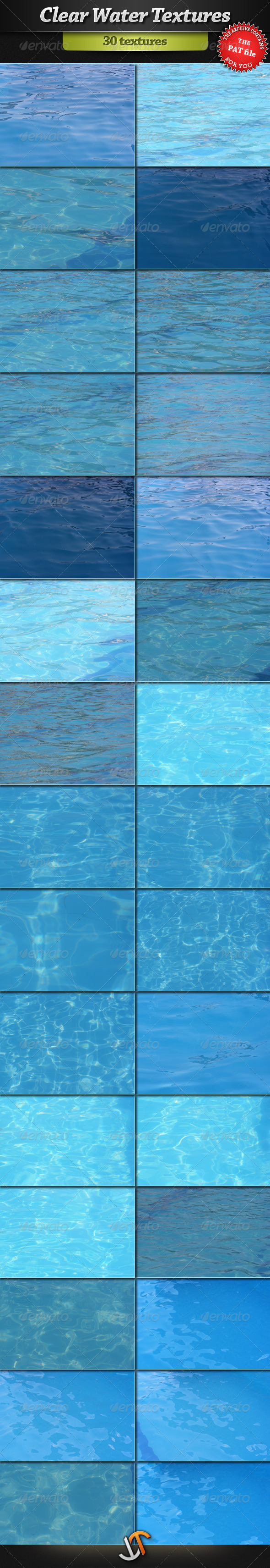 GraphicRiver Clear Water Textures 364109 GraphicRiver Clear Water Textures 364109