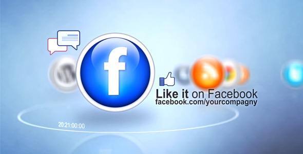 VideoHive Social Network Icons 3399096 VideoHive Social Network Icons 3399096