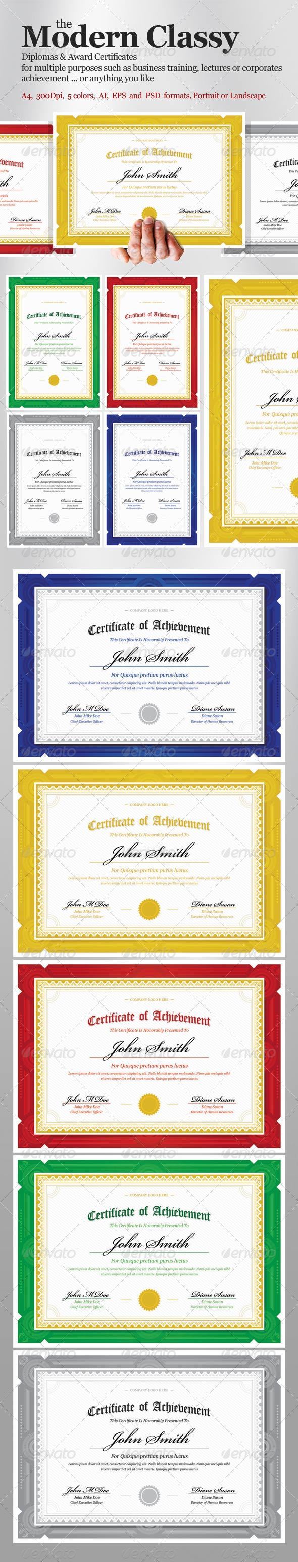 GraphicRiver Modern Classy diploma award Certificate 3403319 GraphicRiver Modern Classy diploma award Certificate 3403319