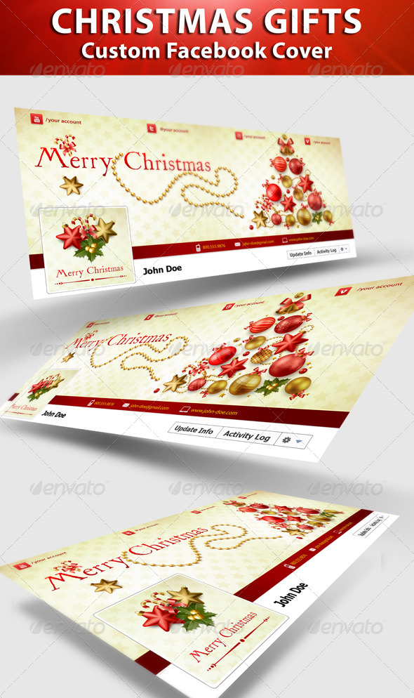 GraphicRiver Christmas FB Timeline Cover 3419116 GraphicRiver Christmas FB Timeline Cover 3419116
