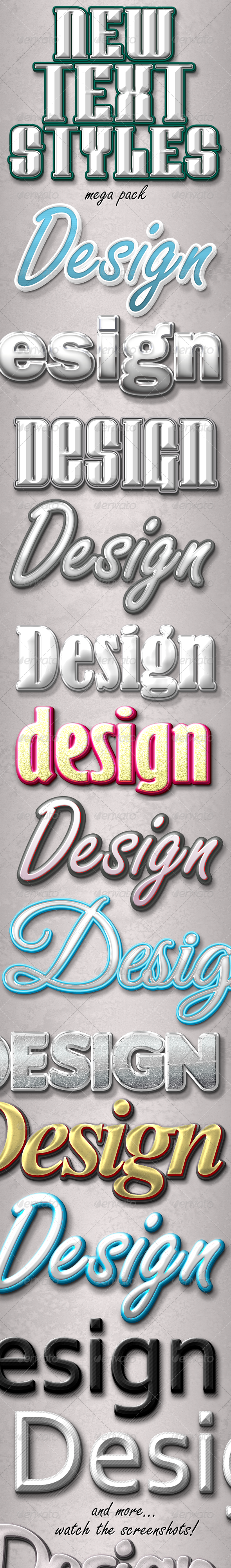 GraphicRiver New Text Styles 3424845 GraphicRiver New Text Styles 3424845