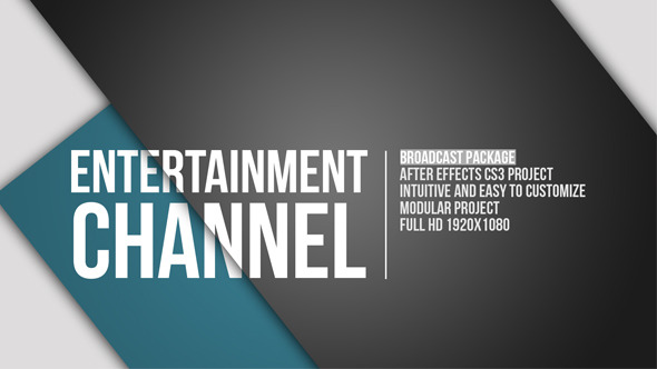 VideoHive Entertainment Channel Broadcast Package 3422760 VideoHive Entertainment Channel Broadcast Package 3422760