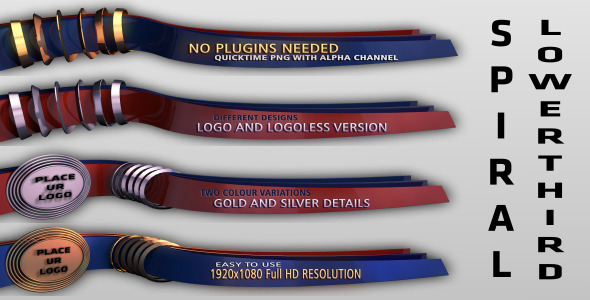 VideoHive Spiral LowerThird 3426915 VideoHive Spiral LowerThird 3426915