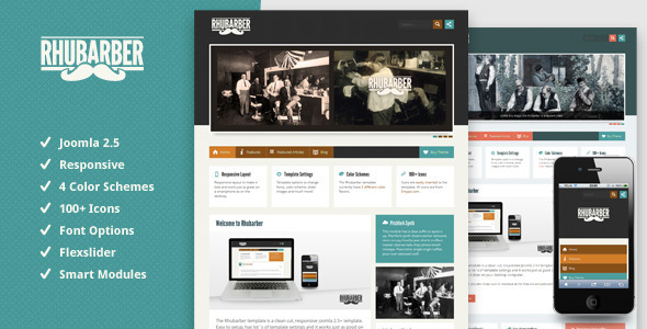ThemeForest Rhubarber Responsive Joomla Template 2624356 ThemeForest Rhubarber Responsive Joomla Template 2624356
