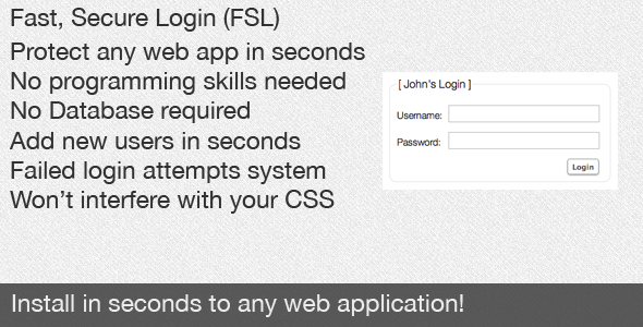 CodeCanyon Fast Secure Login FSL Quick Login Integration 372564 CodeCanyon Fast Secure Login FSL Quick Login Integration 372564