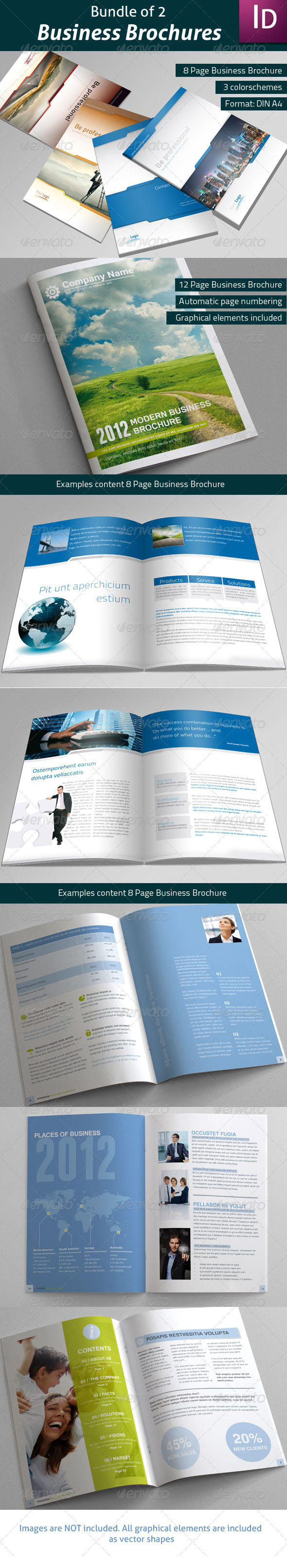 GraphicRiver Bundle of 2 Business Brochures 3477908 GraphicRiver Bundle of 2 Business Brochures 3477908
