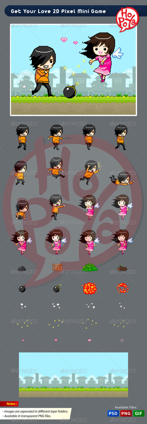 GraphicRiver Get Your Love 2D Pixel Mini Game 3456797 GraphicRiver Get Your Love 2D Pixel Mini Game 3456797