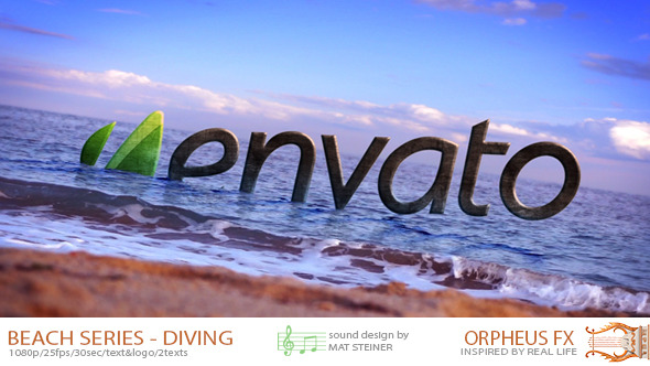 VideoHive Beach Series Logo Diving 3519816 VideoHive Beach Series Logo Diving 3519816