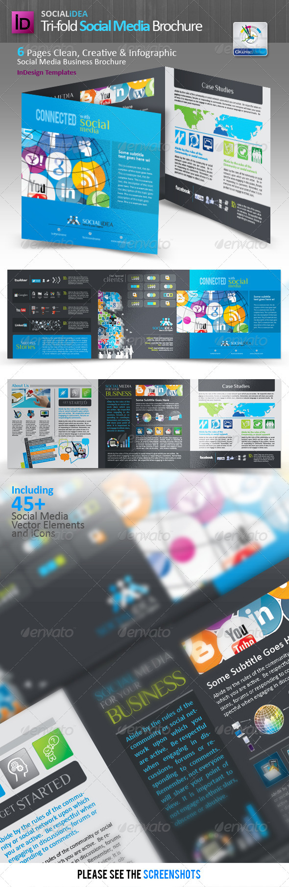 GraphicRiver Socialidea Tri-fold Social Media Brochure 3528384 GraphicRiver Socialidea Tri-fold Social Media Brochure 3528384