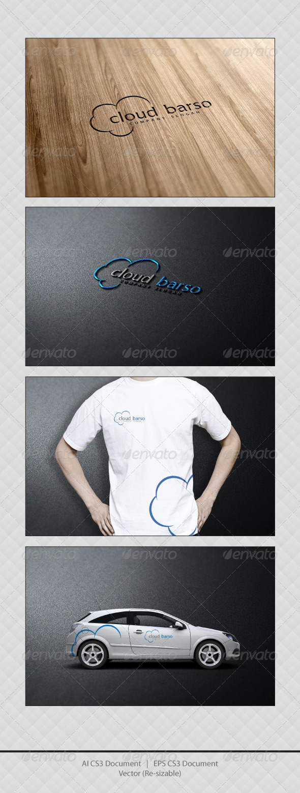 GraphicRiver Cloud Barso Logo 3540949 GraphicRiver Cloud Barso Logo 3540949