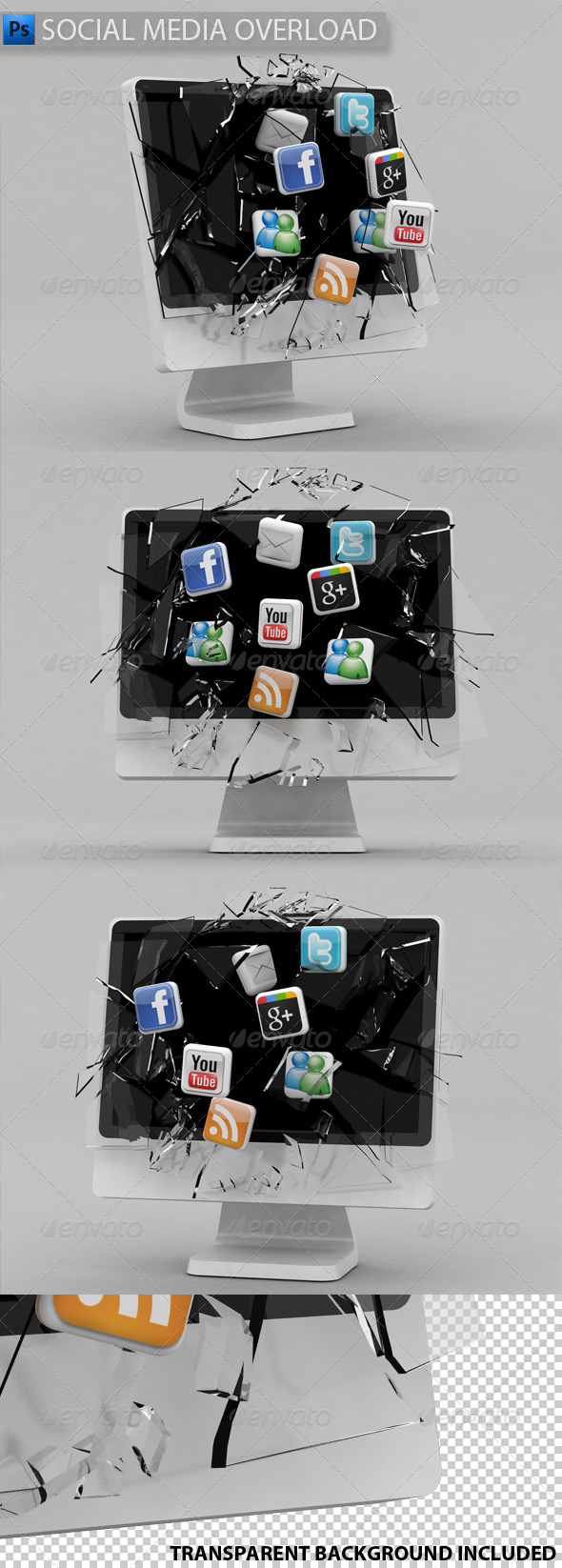 GraphicRiver Social Media Overload 1611933 GraphicRiver Social Media Overload 1611933