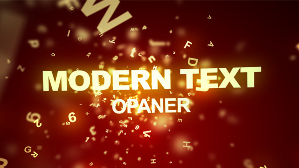 VideoHive Modern Text Opener 3547691 VideoHive Modern Text Opener 3547691
