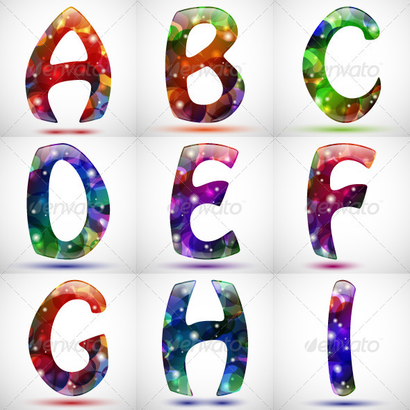 GraphicRiver Colorful Alphabet 3552608 GraphicRiver Colorful Alphabet 3552608