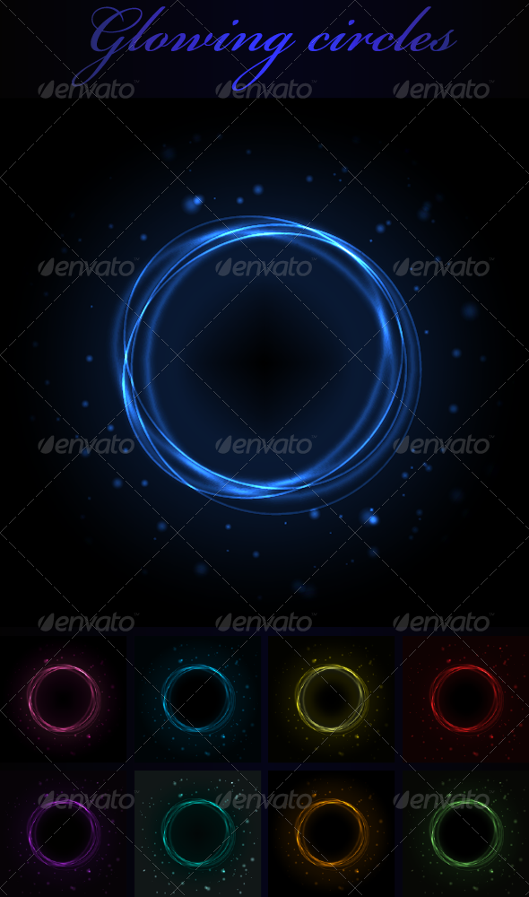 GraphicRiver Glowing Circles 3552226 GraphicRiver Glowing Circles 3552226