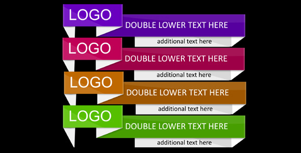 VideoHive Fold Lower Third 3543439 VideoHive Fold Lower Third 3543439