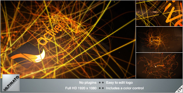 VideoHive Light Streaks Logo 3591980 VideoHive Light Streaks Logo 3591980