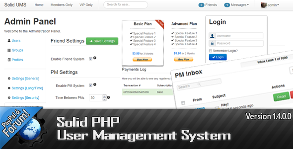 CodeCanyon Solid PHP User Management System 1254295 CodeCanyon Solid PHP User Management System 1254295
