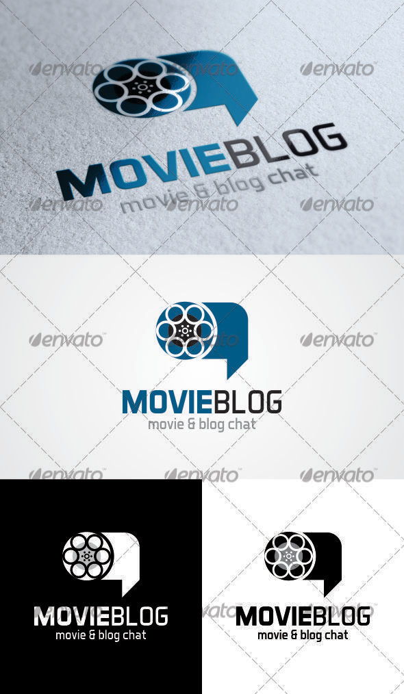 GraphicRiver Movie Blog Chat Logo 3603902 GraphicRiver Movie Blog Chat Logo 3603902