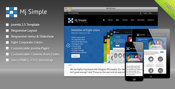 ThemeForest Mj Simple Responsive Joomla Template CMS Themes Joomla 3611063 ThemeForest Mj Simple Responsive Joomla Template CMS Themes Joomla 3611063