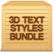 3D Text Styles Bundle 3D Text Styles Bundle - GraphicRiver Item for Sale