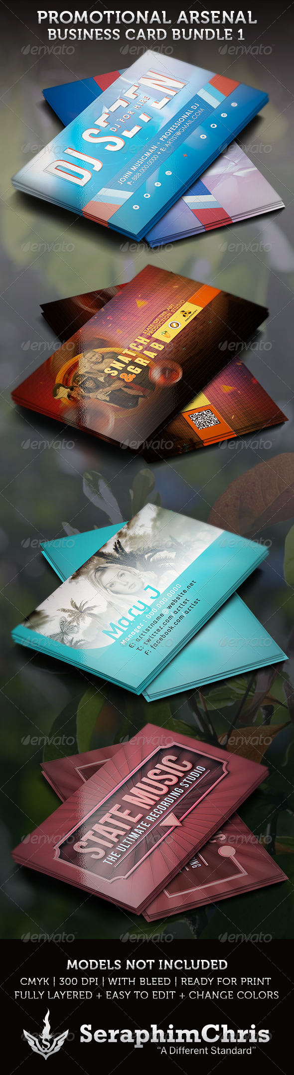 GraphicRiver Promotional Arsenal Business Card Bundle 1 3630509 GraphicRiver Promotional Arsenal Business Card Bundle 1 3630509