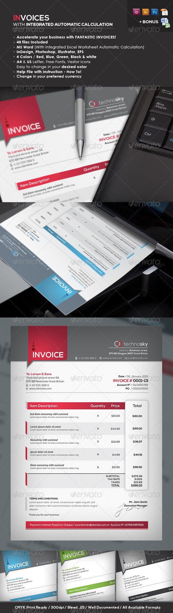 GraphicRiver Invoices Professional & Ready Templates 3569265 GraphicRiver Invoices Professional & Ready Templates 3569265