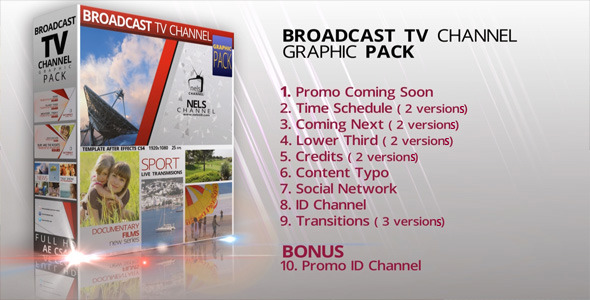 VideoHive Broadcast Graphic TV Channel Pack 3637232 VideoHive Broadcast Graphic TV Channel Pack 3637232