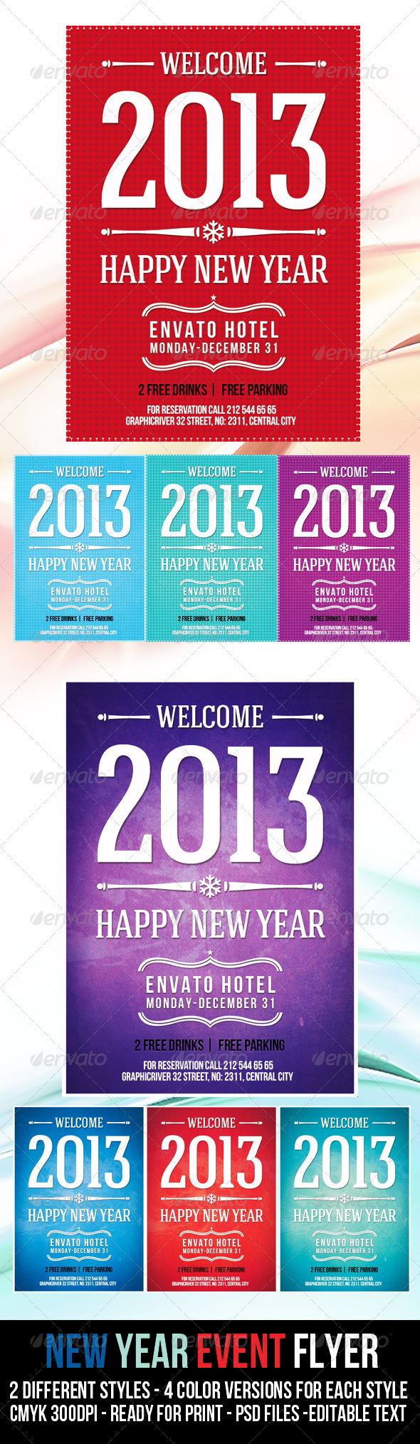 GraphicRiver New Year Event Flyer 3651230 GraphicRiver New Year Event Flyer 3651230