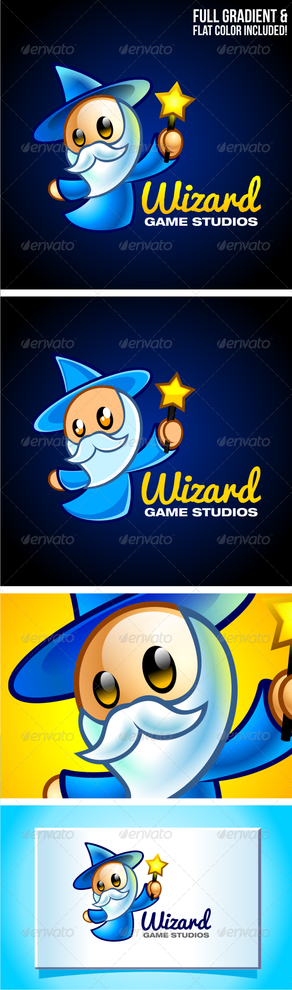 GraphicRiver Wizard Game Studios Cartoon Logo 3603464 GraphicRiver Wizard Game Studios Cartoon Logo 3603464