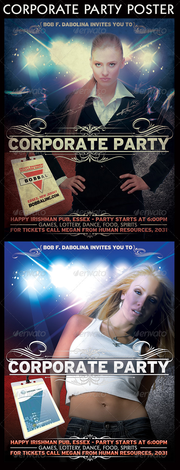 GraphicRiver Corporate party Poster 3656265 GraphicRiver Corporate party Poster 3656265