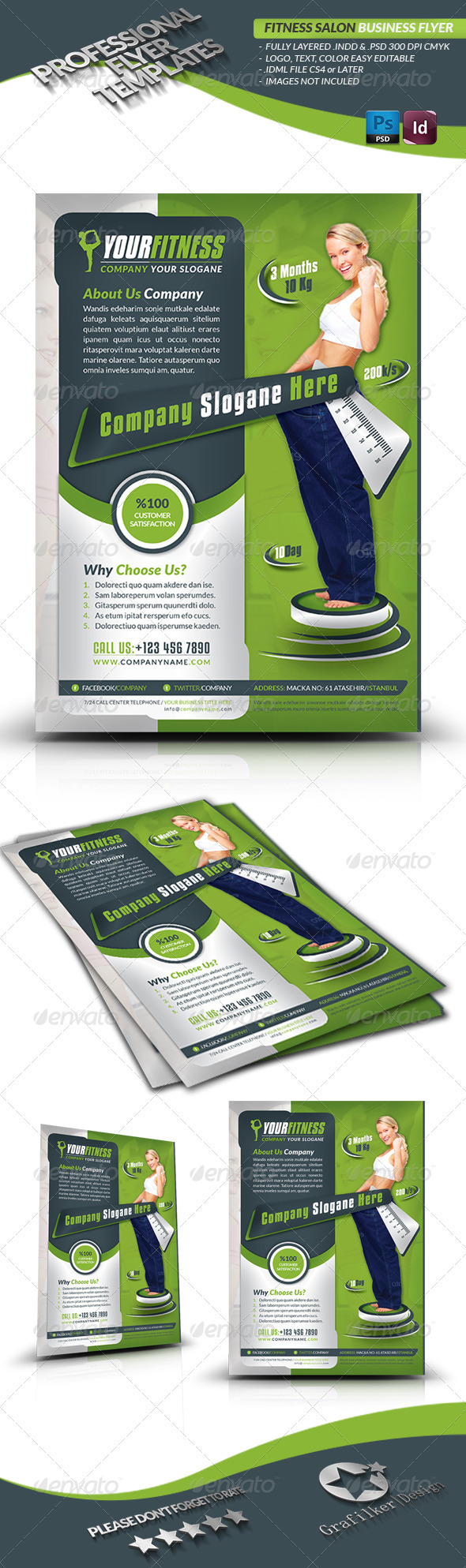 GraphicRiver Fitness Center Business Flyer 3660367 GraphicRiver Fitness Center Business Flyer 3660367