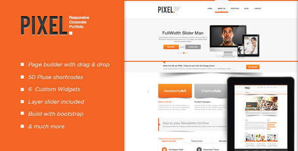 ThemeForest Pixel Responsive Wordpress Theme 3344079 ThemeForest Pixel Responsive Wordpress Theme 3344079