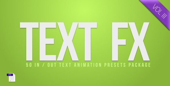 VideoHive Text Fx Vol.3 3671196 VideoHive Text Fx Vol.3 3671196