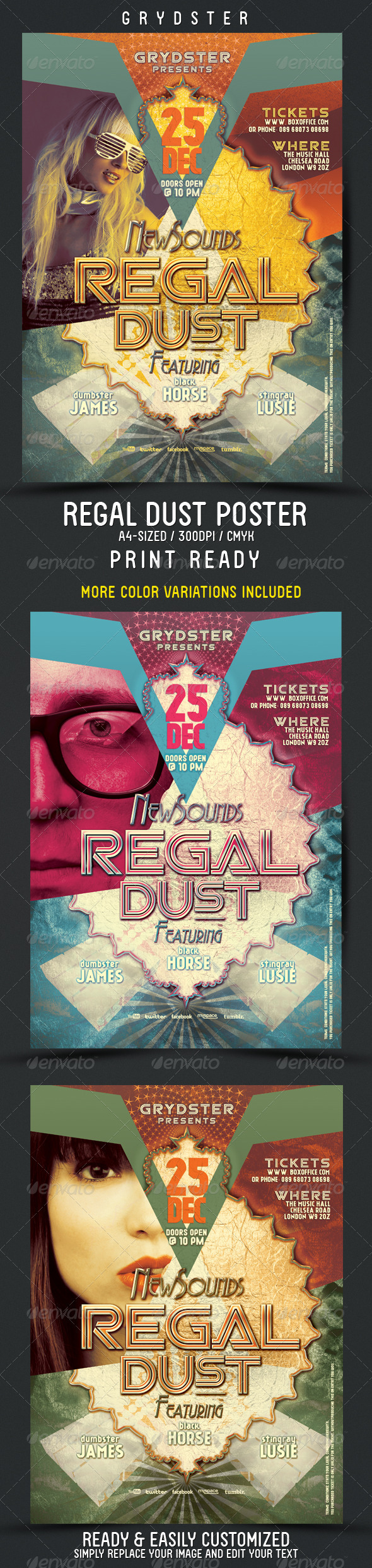 GraphicRiver Regal Dust Flyer Poster 3630751 GraphicRiver Regal Dust Flyer Poster 3630751