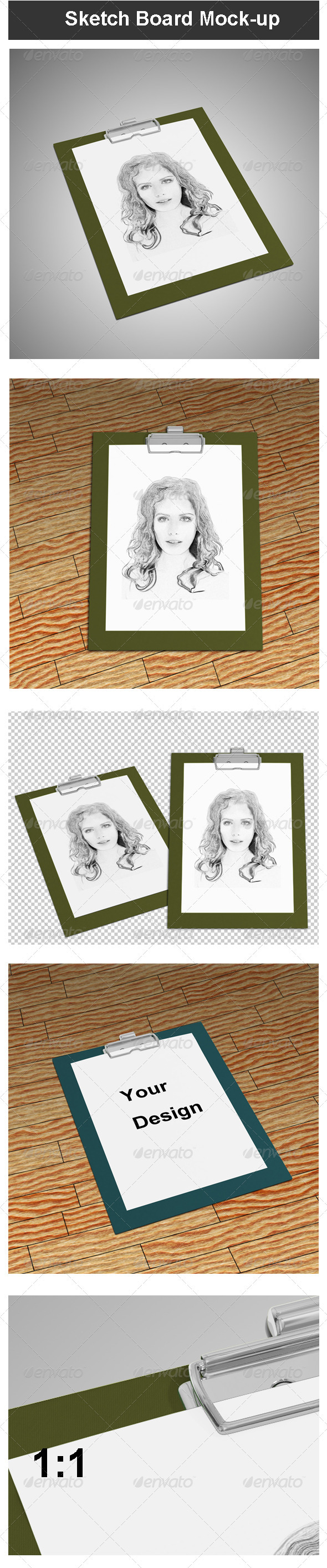 GraphicRiver Sketch Board Mock-up 3652102 GraphicRiver Sketch Board Mock-up 3652102