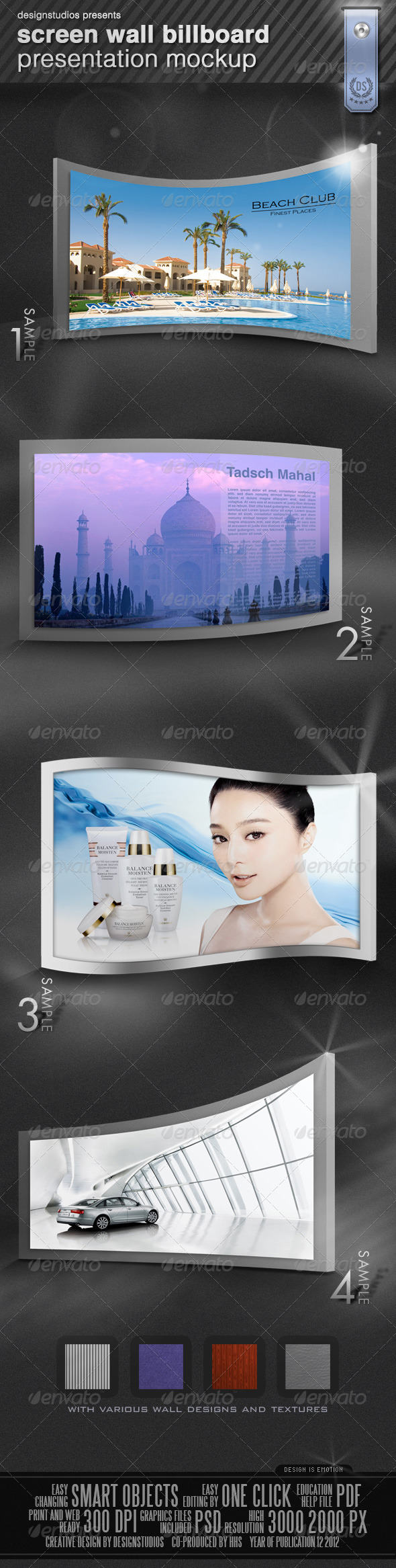 GraphicRiver Screen Wall Billboard Presentation Mock-Up 3688043 GraphicRiver Screen Wall Billboard Presentation Mock-Up 3688043