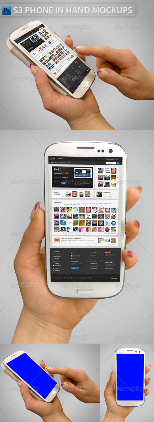 GraphicRiver S3 Phone in Hand 3693990 GraphicRiver S3 Phone in Hand 3693990