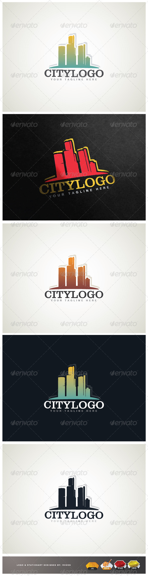 GraphicRiver City Logo 3661208 GraphicRiver City Logo 3661208