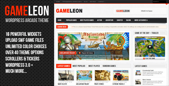 gameleon-wordpress-arcade-theme gameleon-wordpress-arcade-theme