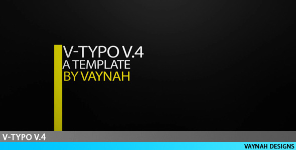 After Effects Project - VideoHive V-Typo V.4 HD Typography 124636 After Effects Project - VideoHive V-Typo V.4 HD Typography 124636