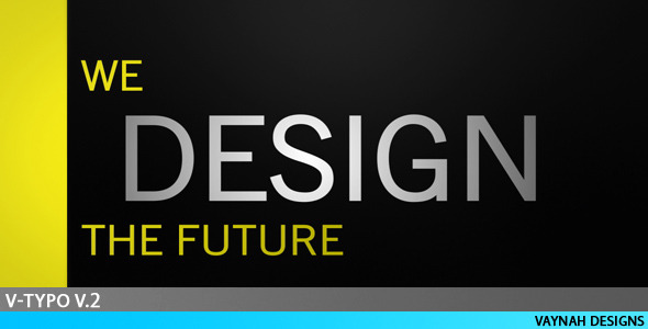 After Effects Project - VideoHive V-Typo V.2 HD 95928 After Effects Project - VideoHive V-Typo V.2 HD 95928