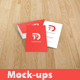 Realistic Business Card MockUp Set Realistic Business Card MockUp Set - GraphicRiver Item for Sale