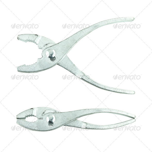 PhotoDune pliers isolated on a white 3986722
