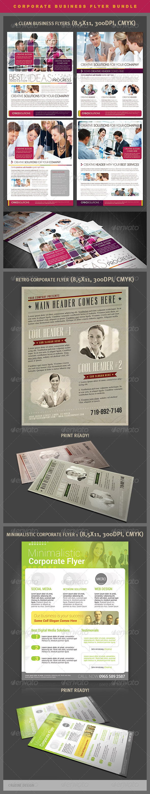 GraphicRiver Corporate Business Flyers Bundle 4009270 GraphicRiver Corporate Business Flyers Bundle 4009270
